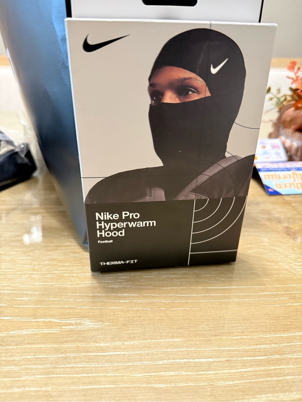 Nike Black Football Hood Packaging